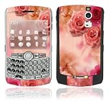 Pink Roses Design Decal Skin Sticker for BlackBerry Curve 8350i Cell Phone