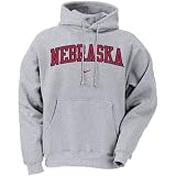 Nike Nebraska Cornhuskers Ash Classic College Pullover Hoody Sweatshirt