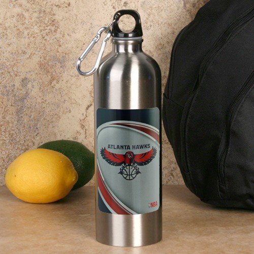 Atlanta Hawks 750ml Stainless Steel Water Bottle w/ Carabiner Clip