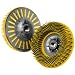 Scotch-Brite Bristle Disc, Ceramic, 12000 rpm, 4-1/2" Diameter, 80 Grit, Yellow (Pack of 10)