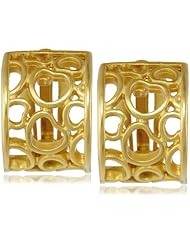 T Tahari "Lace Of Hearts" Heart Clip-On Earrings