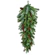 Mixed Spruce Tear Drop Garland - 36"
