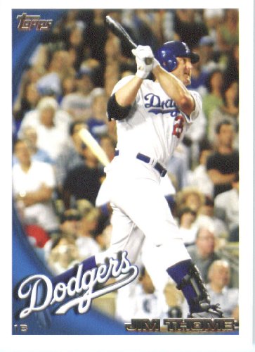 2010 Topps Baseball Card #323 Jim Thome Los Angeles Dodgers - Mint Condition - Shipped In Protective ScrewDown Display Case!