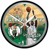 Kevin Garnett Boston Celtics Round Clock