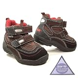 SLAM TEX Herbst/Winter 08/09, Kinder Outdoor-Boots, Stiefel mit SLAM TEX Klima Membrane, braun- rot