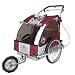 BLUE BIRD 2-in-1 Kinderanh�nger + Jogger kurze Gabel 2 Kinder Standard-Kupplung ALU-Wanne