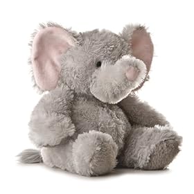  Aurora Plush 12 inches Elephant Tubbie Wubbie (Light Grey)