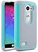 LG Leon Case, LG Tribute 2 Case, LK [Shock-Absorption] Hybrid Dual Layer Armor Defender Protective Case Cover for LG Leon / LG Tribute 2 (Mint)
