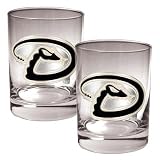 Arizona Diamondbacks Primary Logo 2 Piece Rocks Glass Set