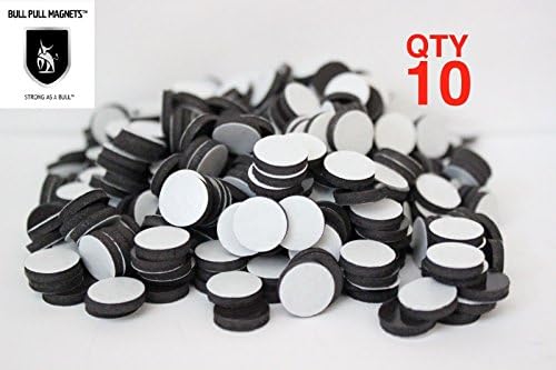 10X Around the House Light Duty Adhesive Round Magnetic Dots Scrapbooking 1/2"