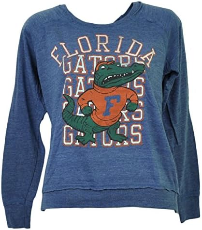 NCAA Florida Gators Long Sleeve Tshirt Loose Fit Womens Ladies Distressed Medium