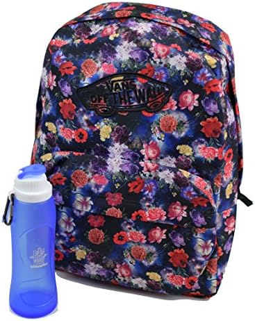 Vans Realm Backpack Bundle With Rol-Bot Water Bottle