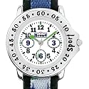 Montre Scout - 280380005 - Enfant Garçon - Quartz Analogique - Bracelet Tissu Bleu et noir