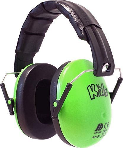 Edz Kidz - Green Kids Ear Defenders by Eseno Limited