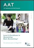 AAT qualifications and credit framework, for assessments prior to 31 August 2011. Level 2 Certificate in Accounting. Basic accounting. 1