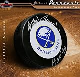 Gilbert Perreault Buffalo Sabres Autographed/Hand Signed Hockey Puck