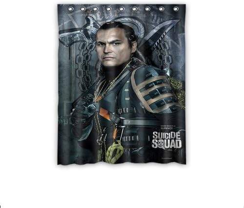 Daniellestore Slipknot Suicide Squad Window Treatment Thermal Insulated Solid Grommet Blackout Curtains/Drapes for Bedroom (1 Panel,52x63 inches)