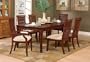 Home Elegance 982-78-7 Laurel Heights Collection 7 Piece Dining Room Set Oak Finish