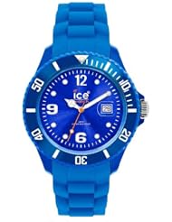 Ice-Watch Unisex SI.BE.U.S.09 Sili Collection Blue Plastic and Silicone Watch