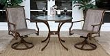 Chub Cay Patio 3 Piece Rocking Chair and Table Set