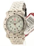 Mens Wenger Swiss Military Sea Barracuda Steel Date 24 Hour Time 5atm Casual Watch 79954