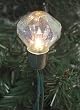Set Of 25 Iridescent Bling Bling Diamond Christmas Lights