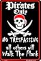 Pirates Only , 8x12