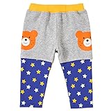 ミキハウス ホットビスケッツ(MIKIHOUSE HOT BISCUITS) ビーンズくん・重ね着風パンツ (120cm) 120cm グレー