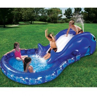 Slide N' Splash Whale Pool