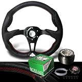 1990-1997 Mazda Miata Red Stitches Steering Wheel with Hub Adaptor by RS Type&node=15684181