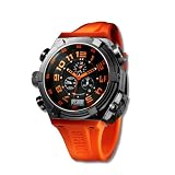 Offshore Limited Herren-Armbanduhr XL Force 4 Chronograph Silikon 001 D