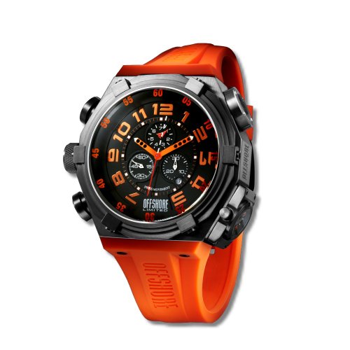 Offshore Limited Herren-Armbanduhr XL Force 4 Chronograph Silikon 001 D