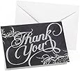 Hortense B. Hewitt 50 Count Whimsical Chalkboard Thank You Cards