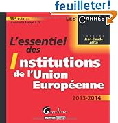 Acheter le livre Lessentiel des Institutions de lUnion européenne
