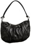 Calvin Klein Ribbon Crescent Hobo,Black,one size