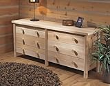 UPC 779711000394 product image for Rustic Natural Cedar Furniture Company Cedar Log 6 - drawer Dresser | upcitemdb.com