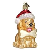 Old World Christmas Jolly Pup Glass Blown Ornament