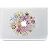 iCasso Flowers Removable Vinyl Decal Sticker Skin for Apple Macbook Pro Air Mac 13" inch / Unibody 13 Inch Laptop #10