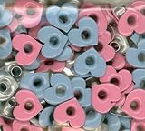 EyeLets Etc 1/8 Inch Top Painted Sweetheart Shaped Eyelets Assortment, Pack of 100