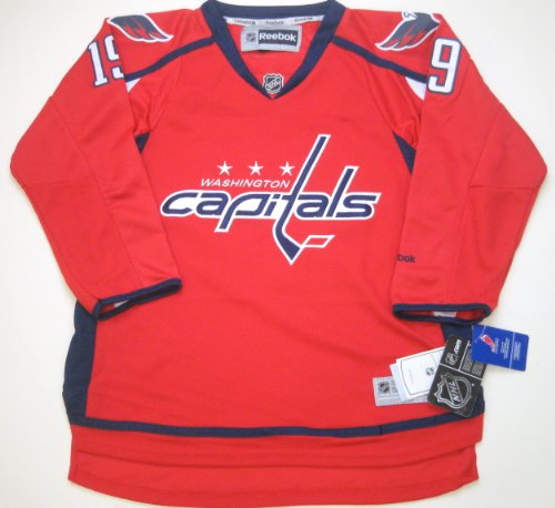 NHL Reebok Washington Capitals Nicklas Backstrom Stitched Premier Youth S/M Jersey Red