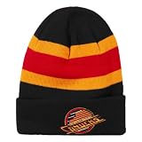 Vancouver Canucks Vintage Goal Line Knit Beanie (Skate)