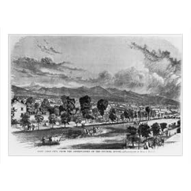 Historic Print (XL): Salt Lake City, from the observatory of the Council House