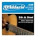 D'Addario EJ40 Silk & Steel Folk Guitar Strings, 11-47