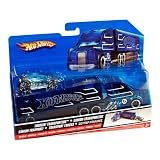 Hot Wheels Truckin Transporter With Car Blue Brand New