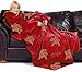 Maryland Terps Adult Comfy Throw Blanket with Sleeves