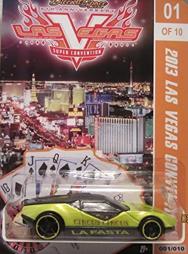 CircusCircus La Fasta Custom Code-3 Hot Wheels 2013 Las Vegas DieCast Space Convention Limited Edition 1 of 10 Made!