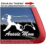 Aussie Mom ~ Australian Shepherd Vinyl Window Auto Decal Sticker