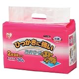 アイリスオーヤマ ひっかきに強いスーパーシーツ 2倍吸収タイプ ワイドサイズ 30枚入 HSM-30W