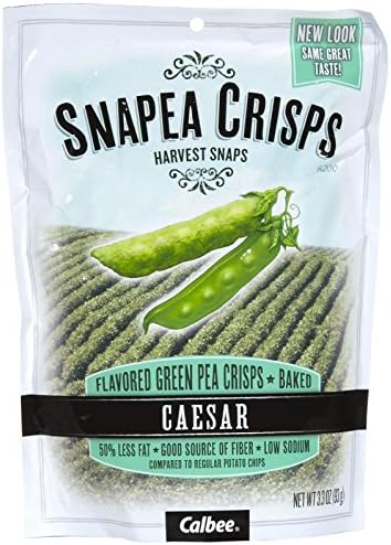 Calbee Snack Salad Snapea Crisps, Ceasar Flavor, 4 pk