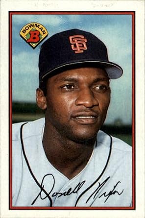 1989 Bowman Baseball Card 477 Donell Nixon Mint